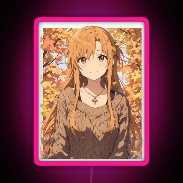 Asuna SAO 12 RGB Neon Sign