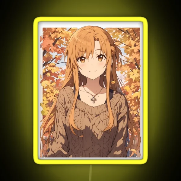 Asuna SAO 12 RGB Neon Sign