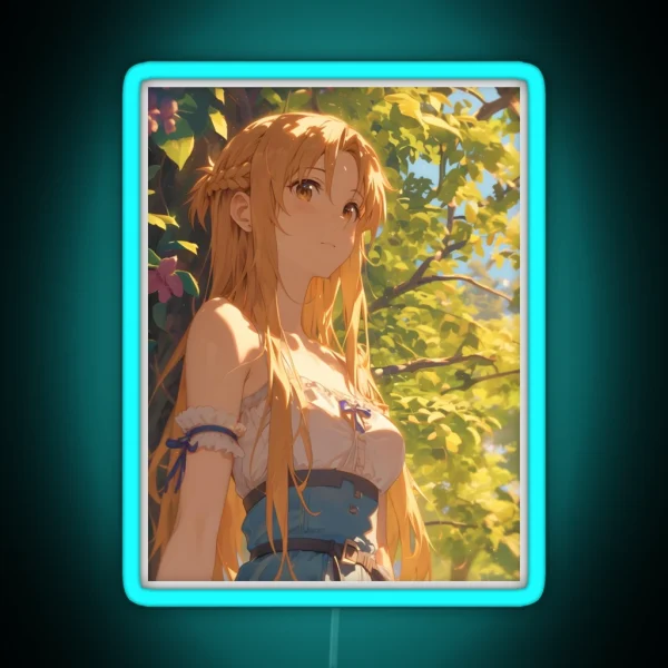 Asuna SAO 14 RGB Neon Sign