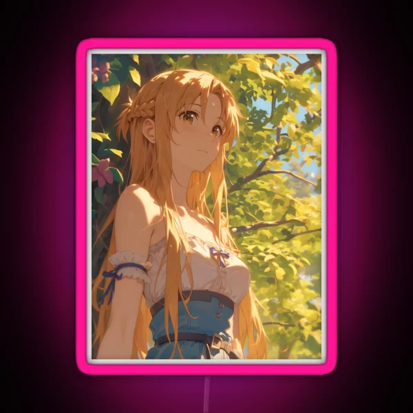 Asuna SAO 14 RGB Neon Sign