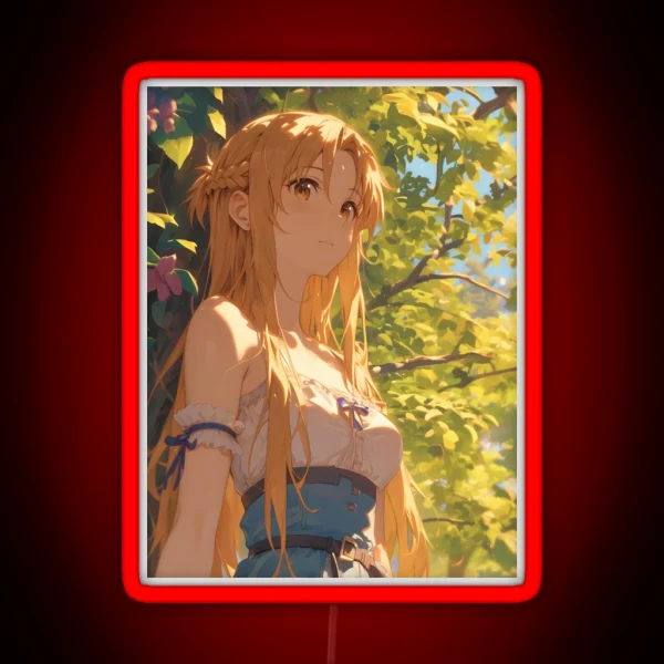 Asuna SAO 14 RGB Neon Sign