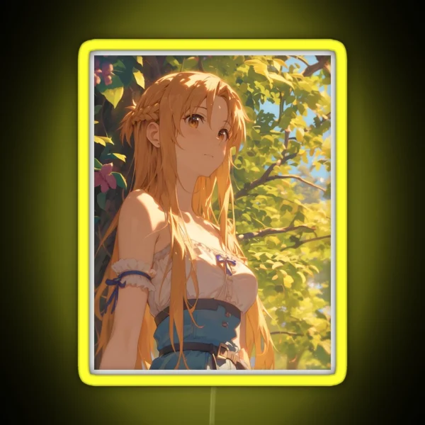 Asuna SAO 14 RGB Neon Sign