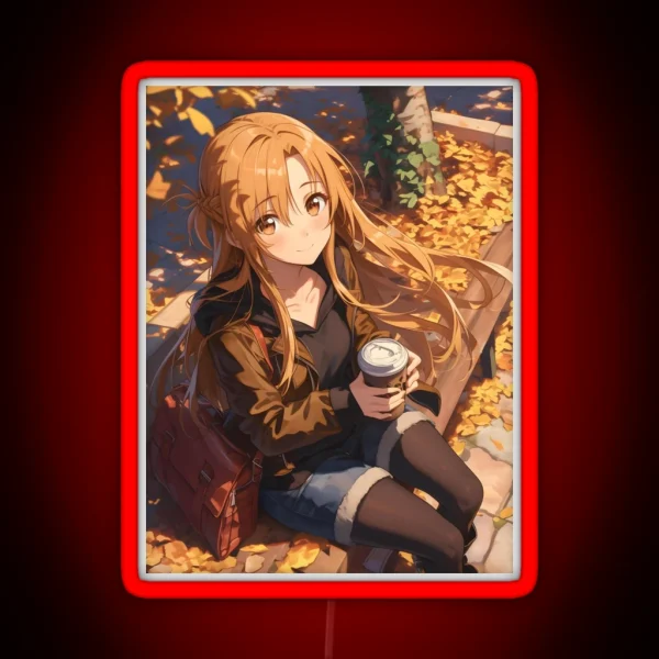 Asuna SAO 16 RGB Neon Sign
