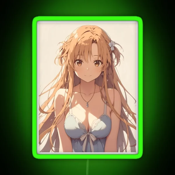 Asuna SAO 2 RGB Neon Sign