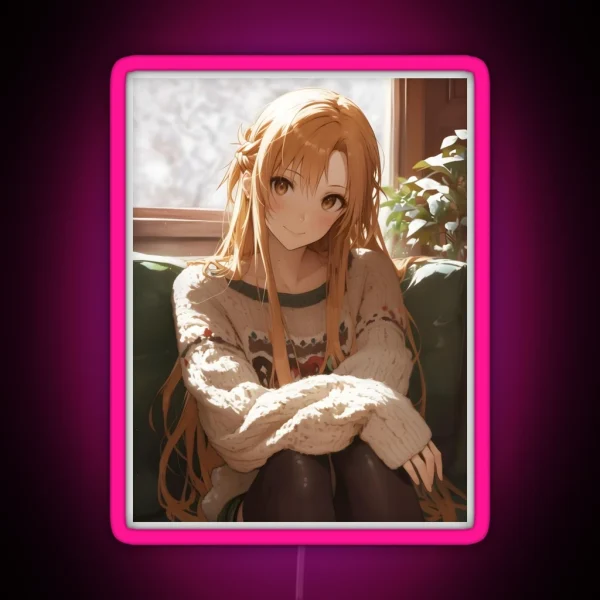 Asuna SAO 20 RGB Neon Sign