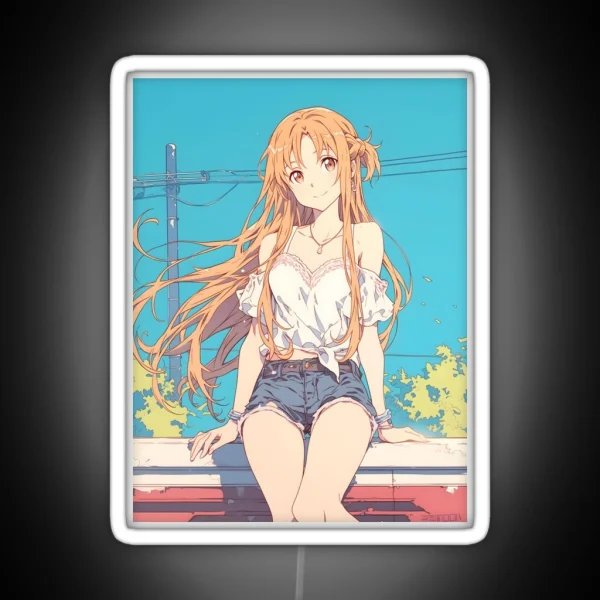 Asuna SAO 23 RGB Neon Sign
