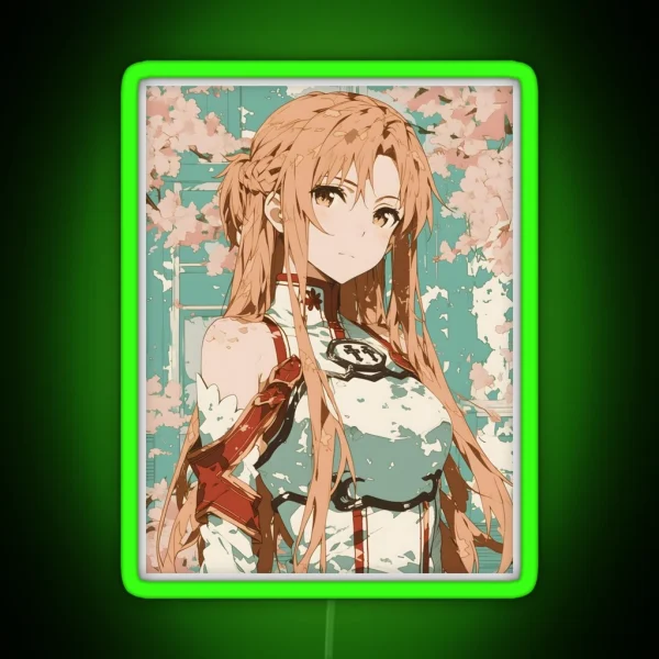 Asuna SAO 30 RGB Neon Sign