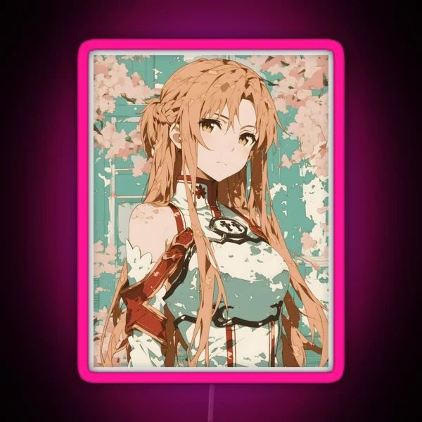 Asuna SAO 30 RGB Neon Sign