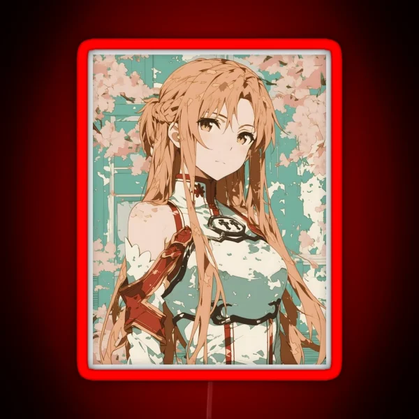 Asuna SAO 30 RGB Neon Sign