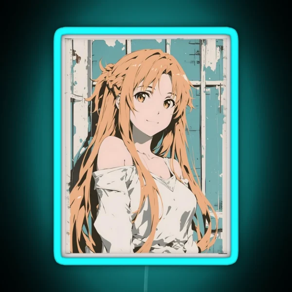 Asuna SAO 37 RGB Neon Sign