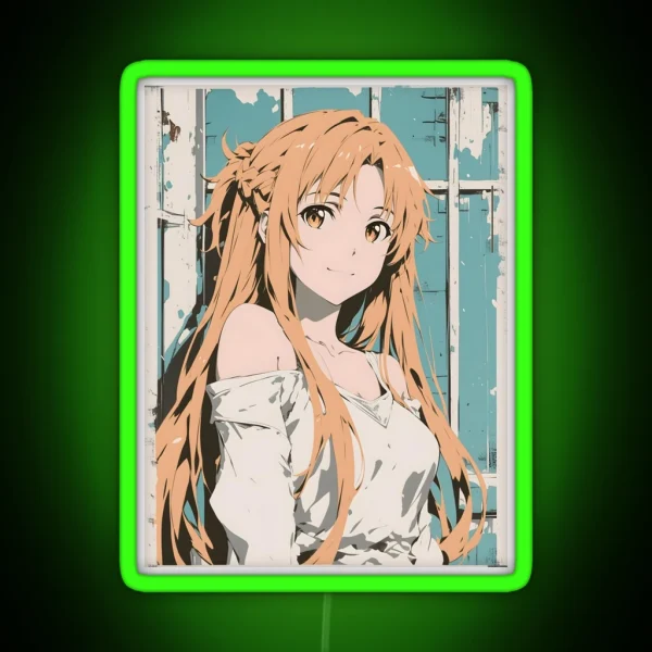 Asuna SAO 37 RGB Neon Sign