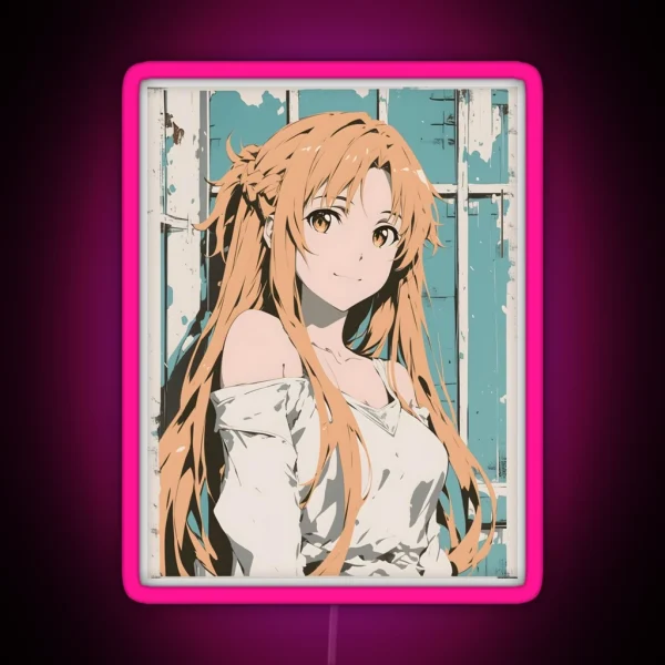 Asuna SAO 37 RGB Neon Sign