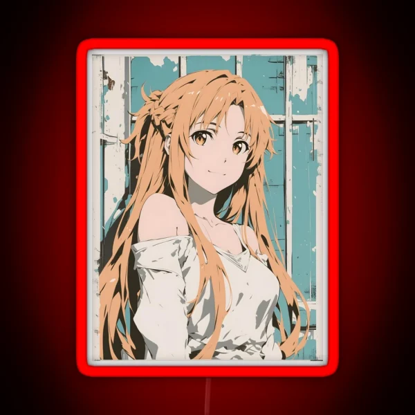 Asuna SAO 37 RGB Neon Sign