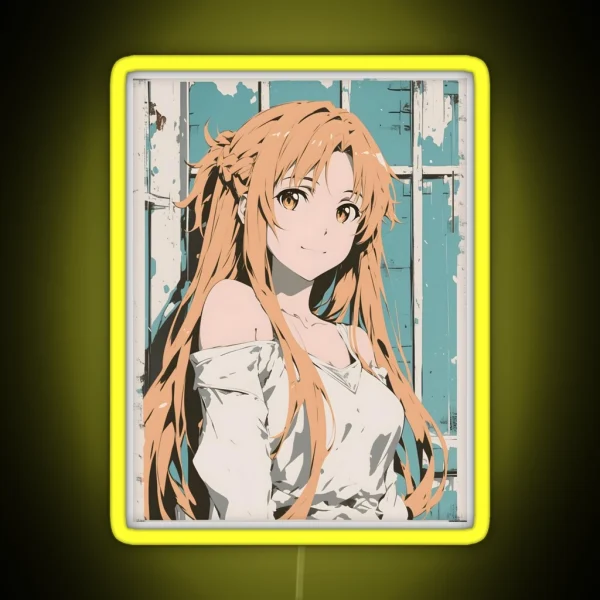 Asuna SAO 37 RGB Neon Sign