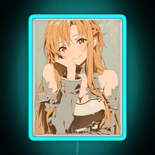 Asuna SAO 39 RGB Neon Sign