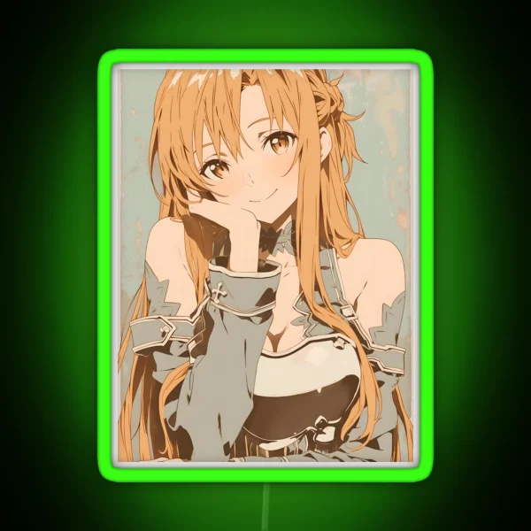 Asuna SAO 39 RGB Neon Sign