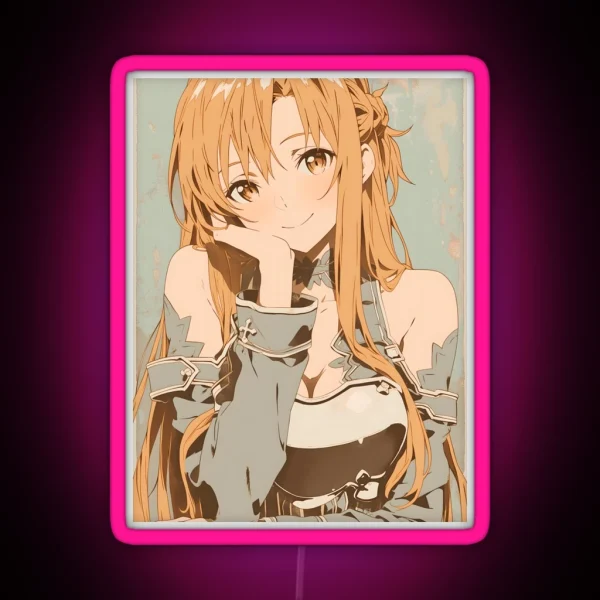 Asuna SAO 39 RGB Neon Sign