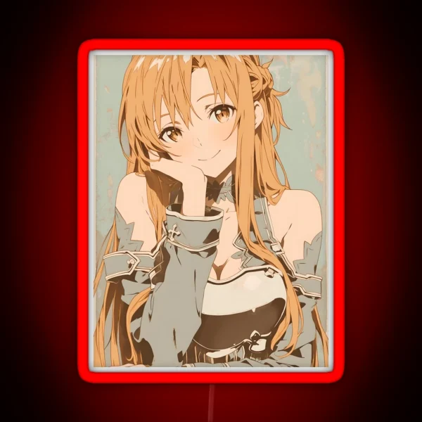 Asuna SAO 39 RGB Neon Sign