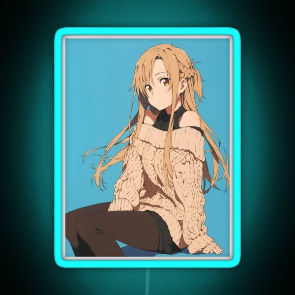 Asuna SAO 5 RGB Neon Sign