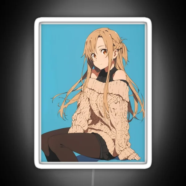 Asuna SAO 5 RGB Neon Sign