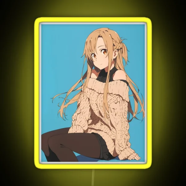 Asuna SAO 5 RGB Neon Sign