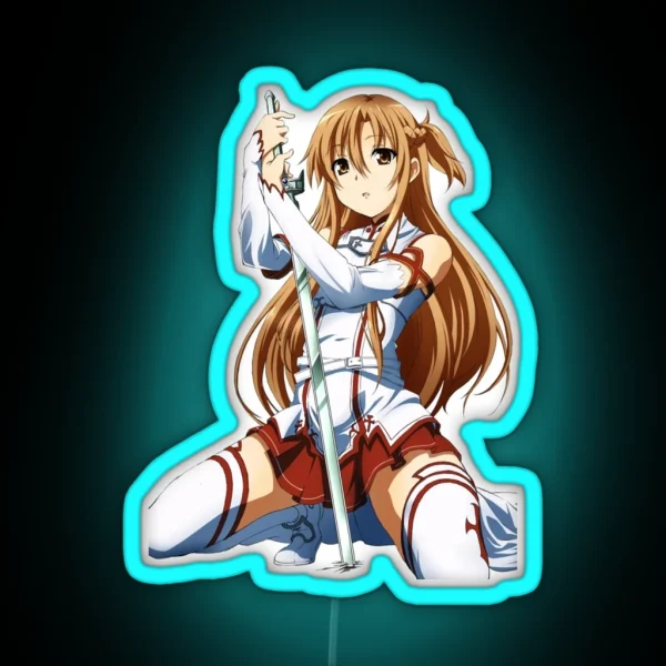 Asuna Yuuki RGB Neon Sign