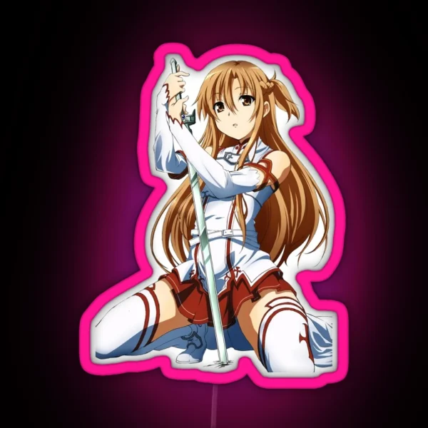 Asuna Yuuki RGB Neon Sign