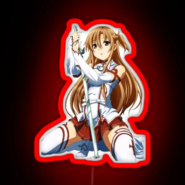 Asuna Yuuki RGB Neon Sign