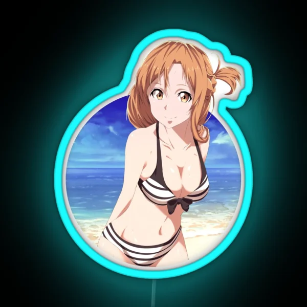Asuna Yuuki SAO RGB Neon Sign