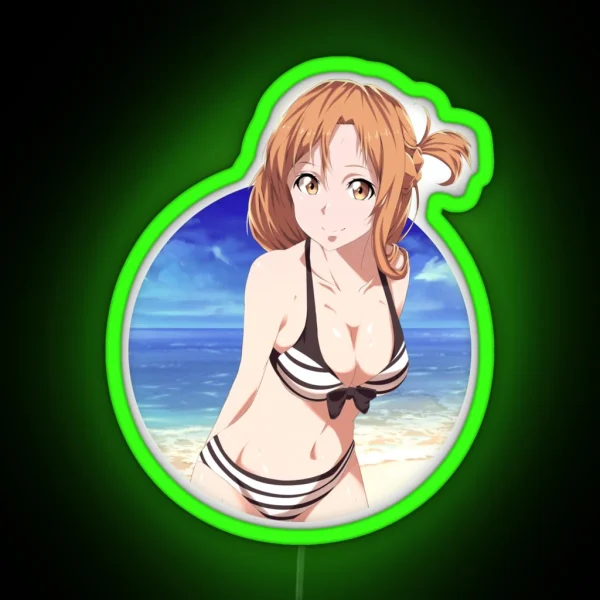 Asuna Yuuki SAO RGB Neon Sign