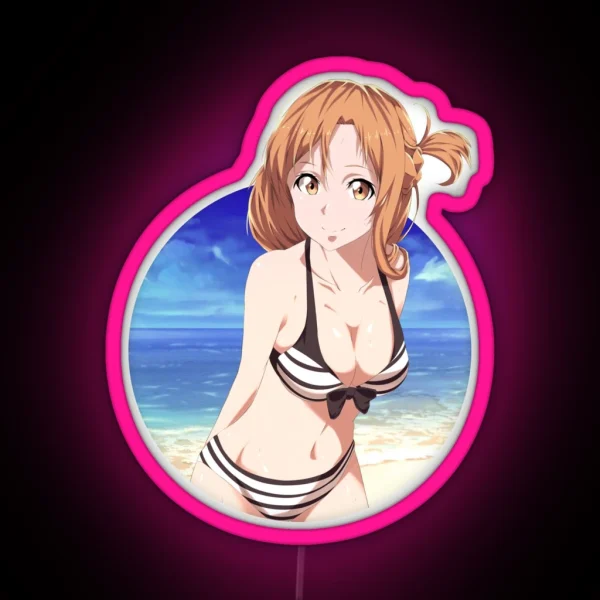 Asuna Yuuki SAO RGB Neon Sign