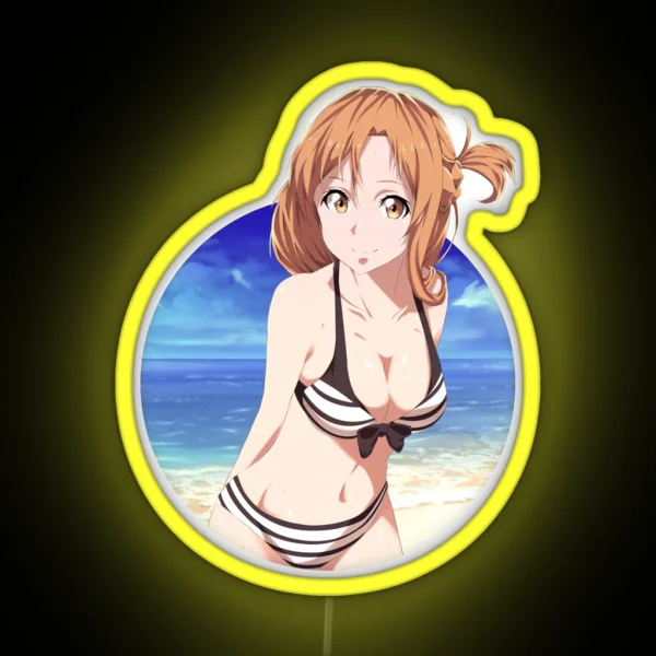 Asuna Yuuki SAO RGB Neon Sign