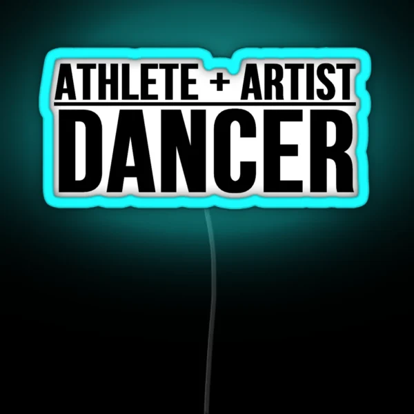 Athlete Artist Dancer RGB Neon Sign