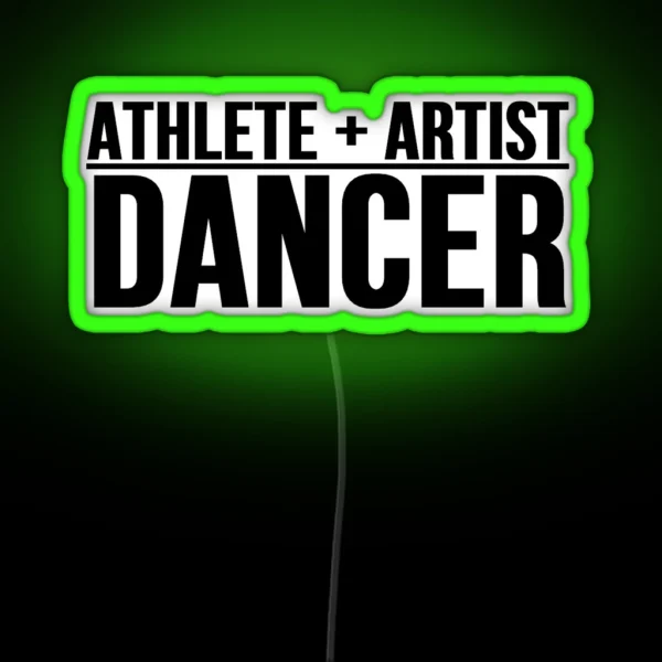 Athlete Artist Dancer RGB Neon Sign