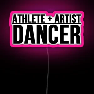 Athlete Artist Dancer RGB Neon Sign