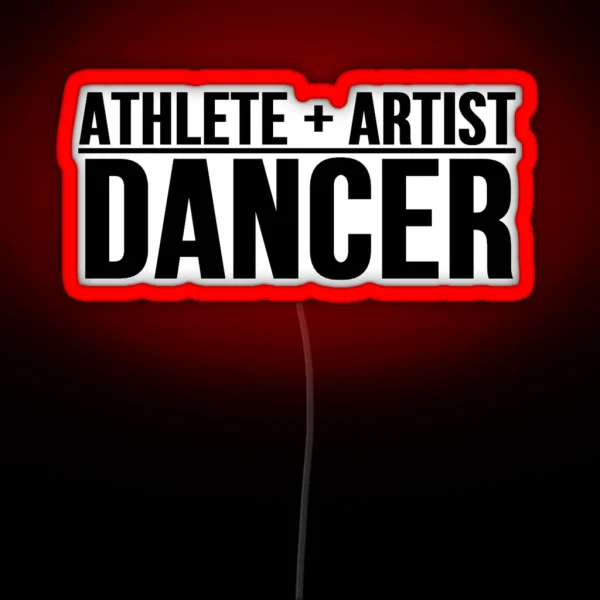 Athlete Artist Dancer RGB Neon Sign