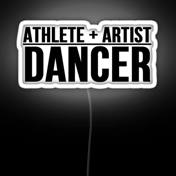 Athlete Artist Dancer RGB Neon Sign