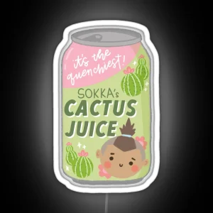 ATLA Sokka S Cactus Juice RGB Neon Sign