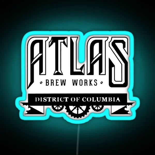 Atlas Brew Works RGB Neon Sign