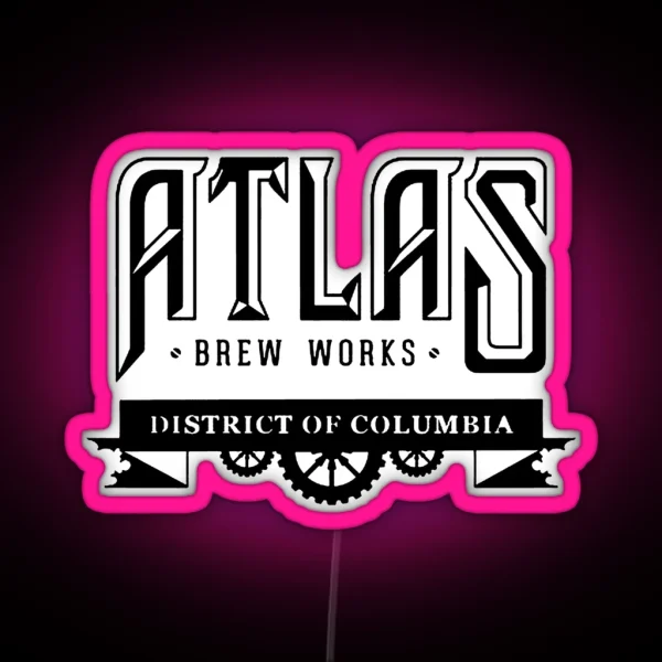 Atlas Brew Works RGB Neon Sign