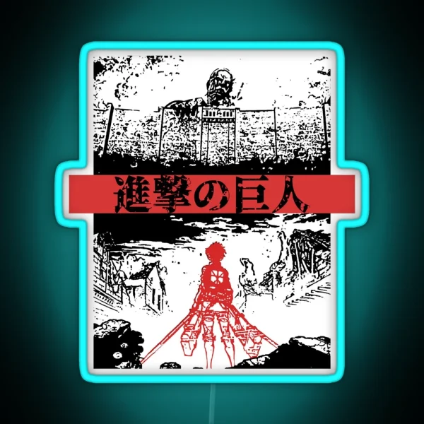 Attack On For Men And Women RGB Neon Sign