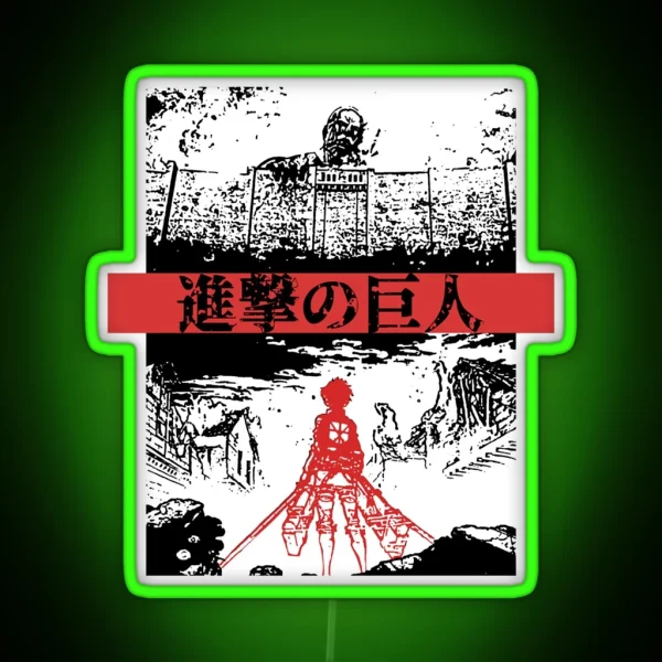 Attack On For Men And Women RGB Neon Sign
