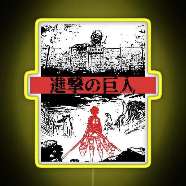 Attack On For Men And Women RGB Neon Sign