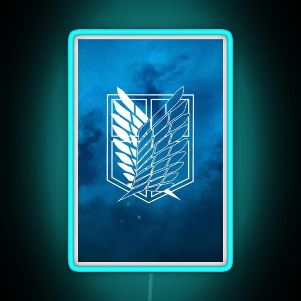 Attack On Titans Manga RGB Neon Sign