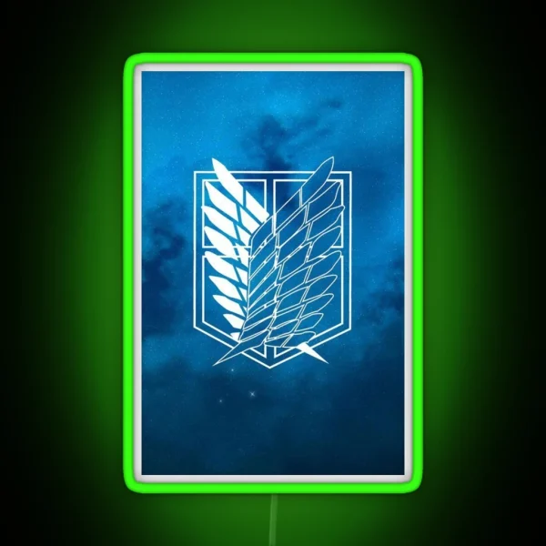 Attack On Titans Manga RGB Neon Sign
