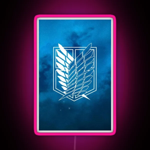 Attack On Titans Manga RGB Neon Sign