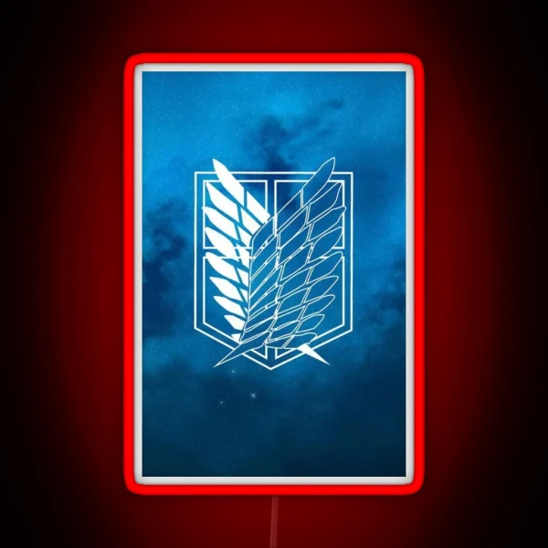 Attack On Titans Manga RGB Neon Sign
