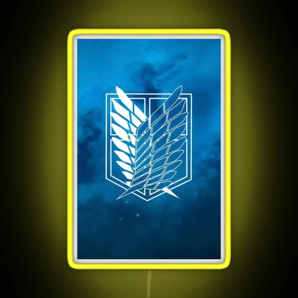 Attack On Titans Manga RGB Neon Sign