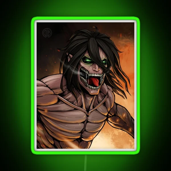 Attack Titan RGB Neon Sign