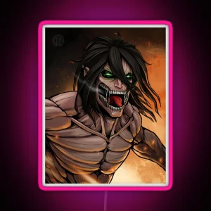 Attack Titan RGB Neon Sign